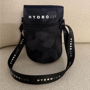 HydroJug Black Camo Sleeve with Pockets and Adjustable Strap